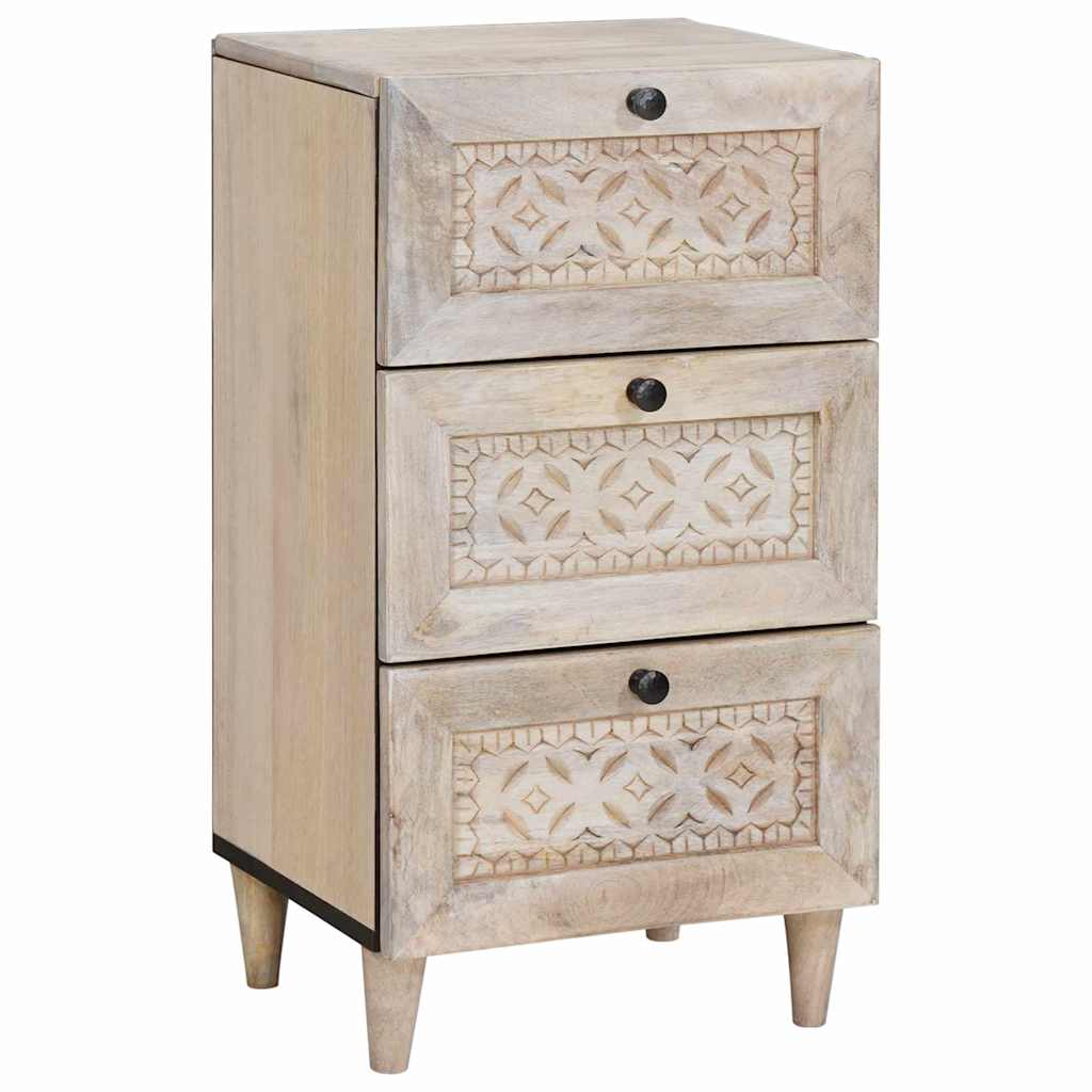 vidaXL Bufet cu sertar Alb 33.5 x 40 x 75 cm