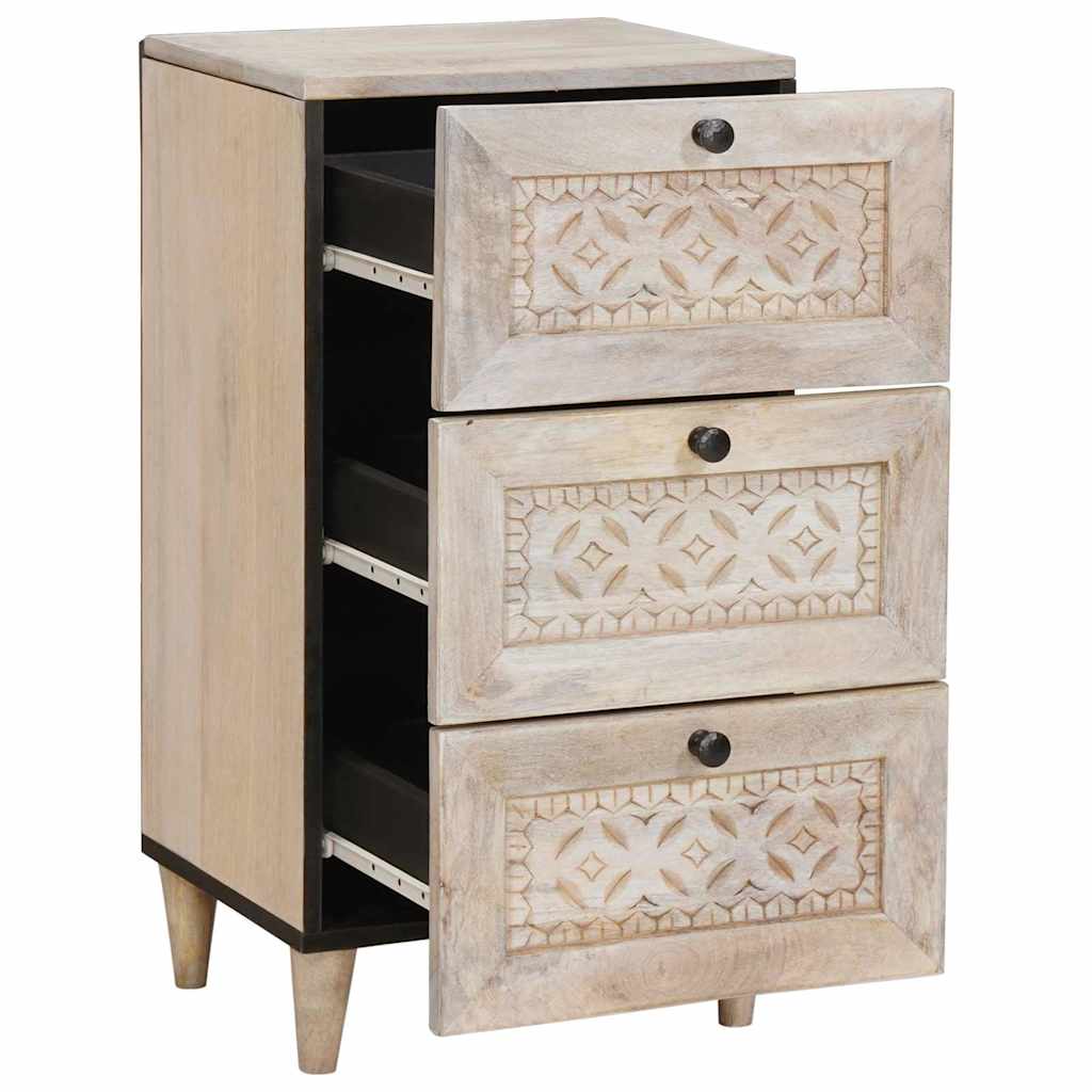 vidaXL Dressoir met lade Wit 33.5 x 40 x 75 cm