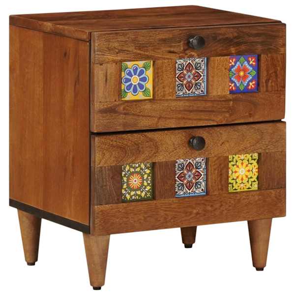 vidaXL &Ouml;&ouml;lambi kapp Pruun 40 x 33 x 46 cm Tugev mango puu