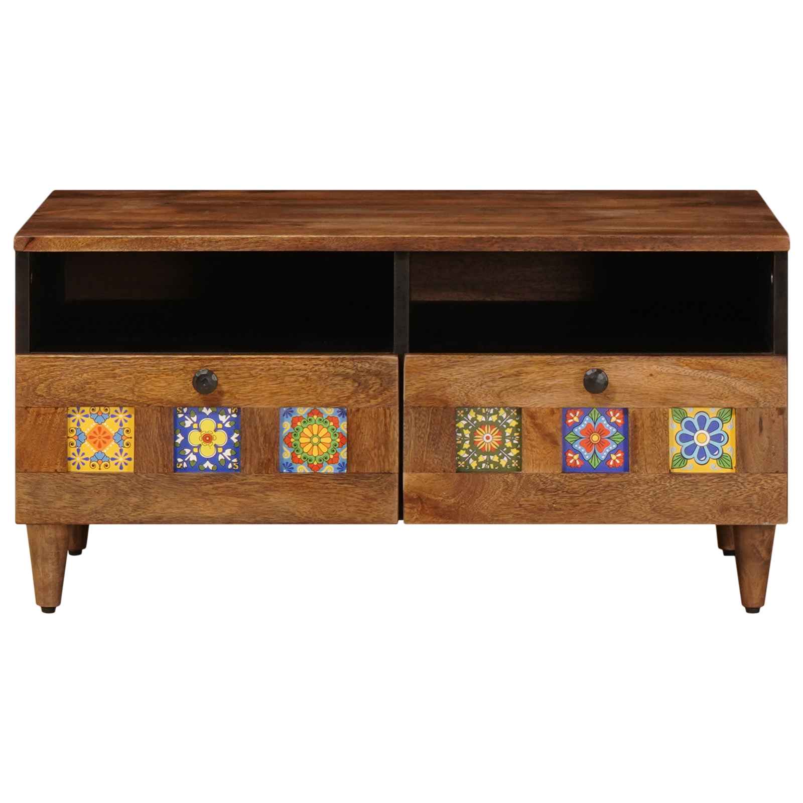 TV-kast Walnotenhout 70 x 33,5 x 46 cm Massief Mango Hout image 3