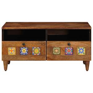 Televizní skříň se zásuvkou Vlašský ořech 70 x 33 x 46 cm - obrázek 4