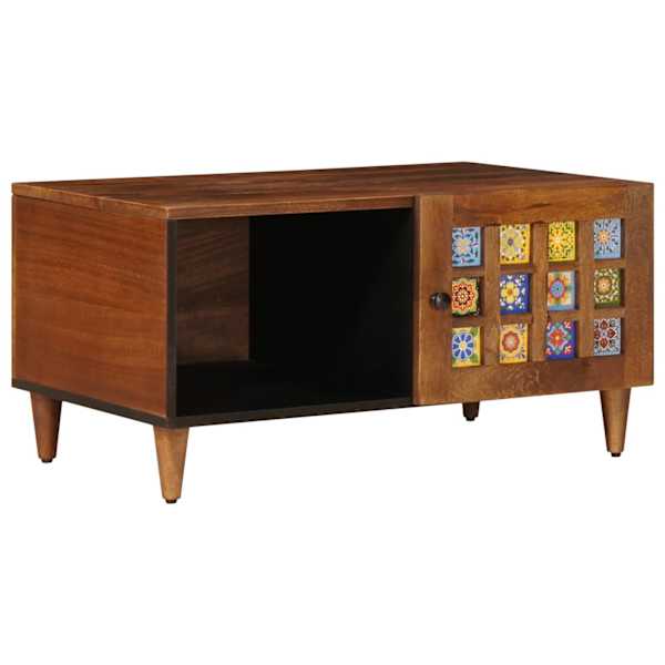 vidaXL Kohvilaud Pruun 80 x 50 x 40 cm Tugev mango puu