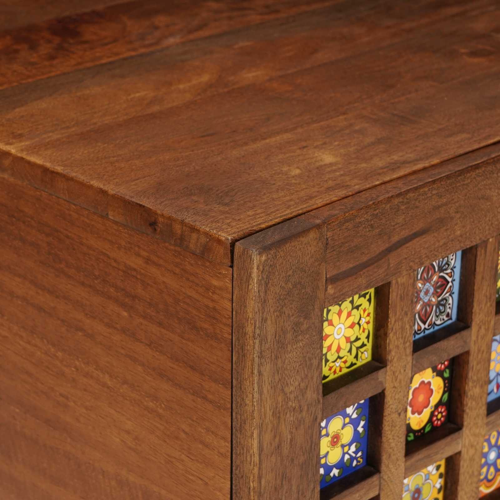 Salontafel Bruin 80 x 50 x 40 cm Massief Mango Hout | luizaXL | Dé meubelwinkel voor elk interieur Salontafel Bruin 80 x 50 x 40 cm Massief Mango Hout - Afbeelding 6