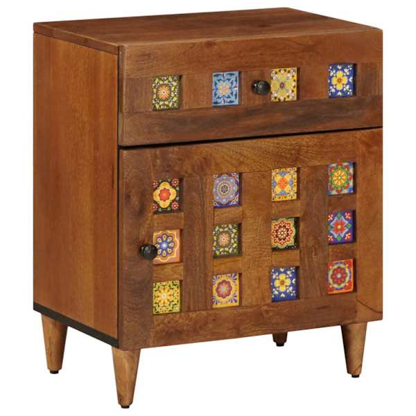 vidaXL &Ouml;&ouml;lambi kapp Pruun 50 x 33 x 60 cm Tugev mango puu