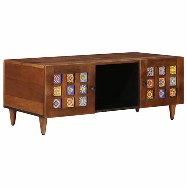 vidaXL Kohvilaud Pruun 100 x 54 x 40 cm Tugev mango puu