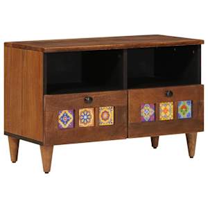 vidaXL Kohvilaud sahtliga Pruun 80 x 54 x 40 cm Tugev mango puu