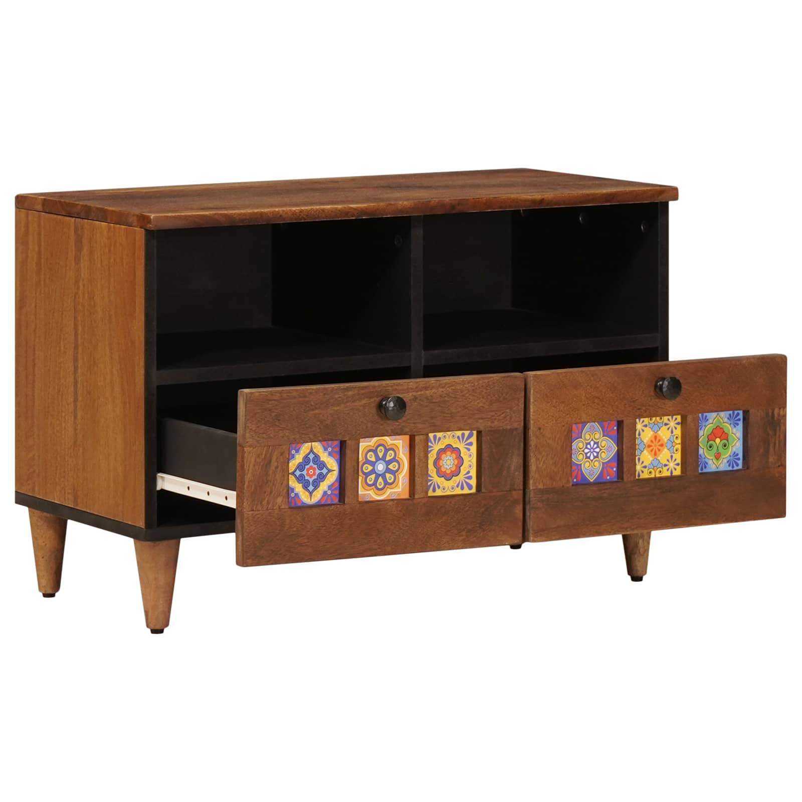 Salontafel met lade Bruin 80 x 54 x 40 cm Massief Mango Hout | luizaXL | Dé meubelwinkel voor elk interieur Salontafel met lade Bruin 80 x 54 x 40 cm Massief Mango Hout - Afbeelding 2