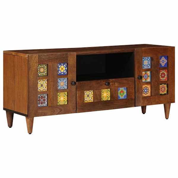 vidaXL Telerikapp sahtliga P&auml;hklipuit 105 x 33 x 46 cm Tugev mango puu