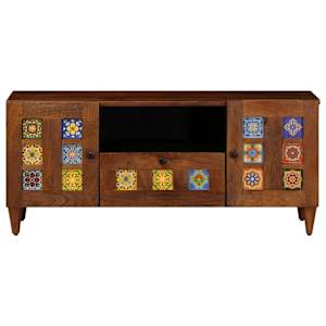 Televizní skříň se zásuvkou Vlašský ořech 105 x 33 x 46 cm - obrázek 4
