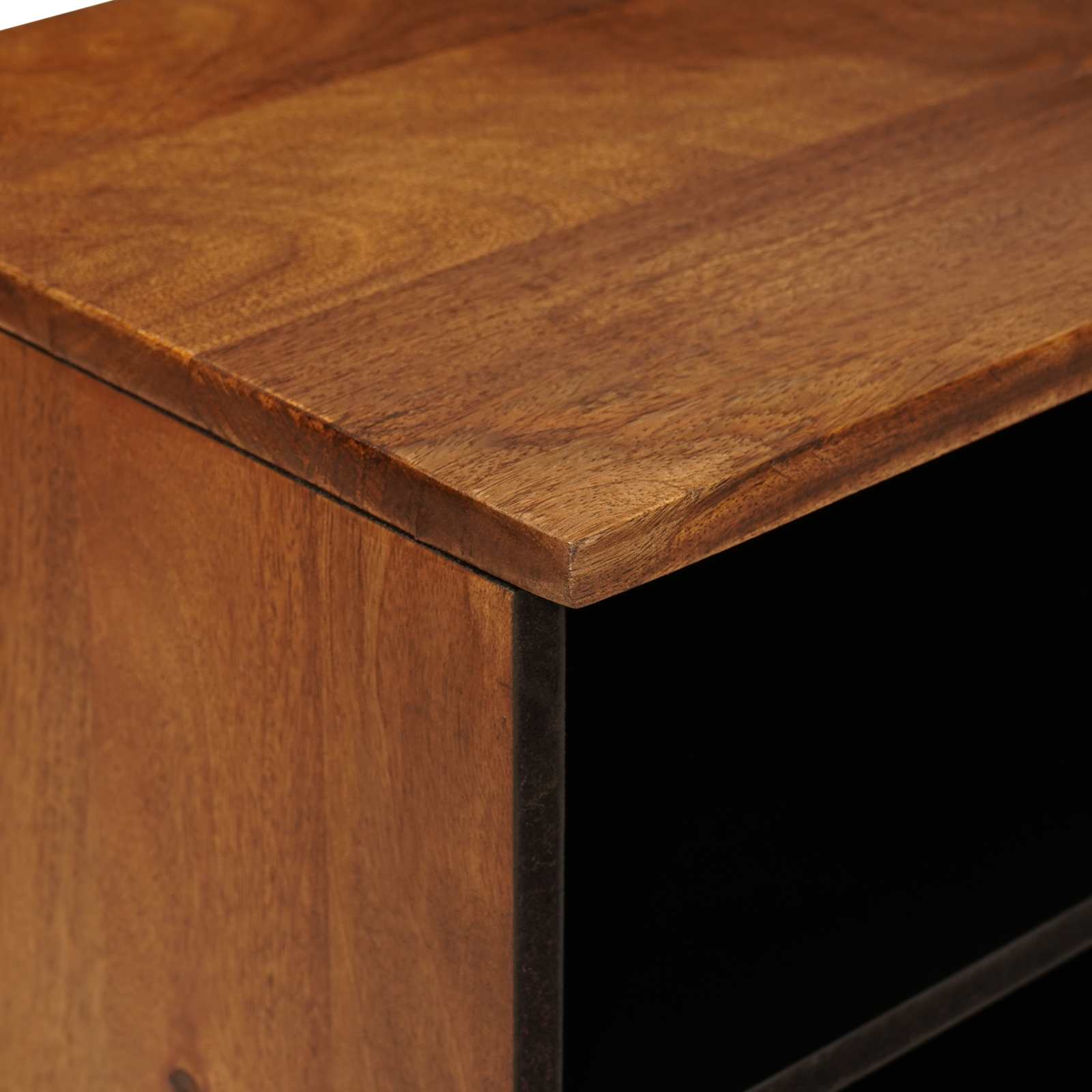 TV-kast Walnotenhout 100 x 33,5 x 46 cm Massief Mango Hout image 6