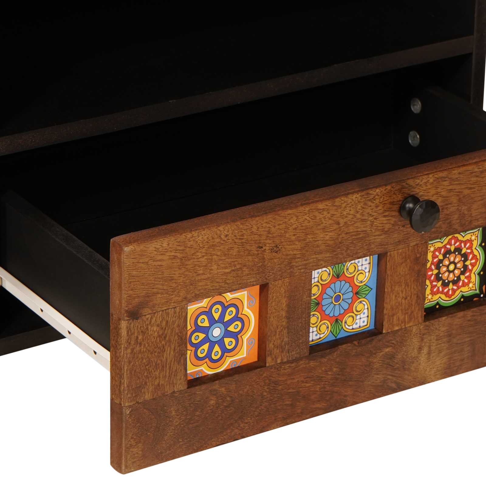 TV-kast Walnotenhout 80 x 33,5 x 46 cm Massief Mango Hout | luizaXL | Dé meubelwinkel voor elk interieur TV-kast Walnotenhout 80 x 33,5 x 46 cm Massief Mango Hout - Afbeelding 7