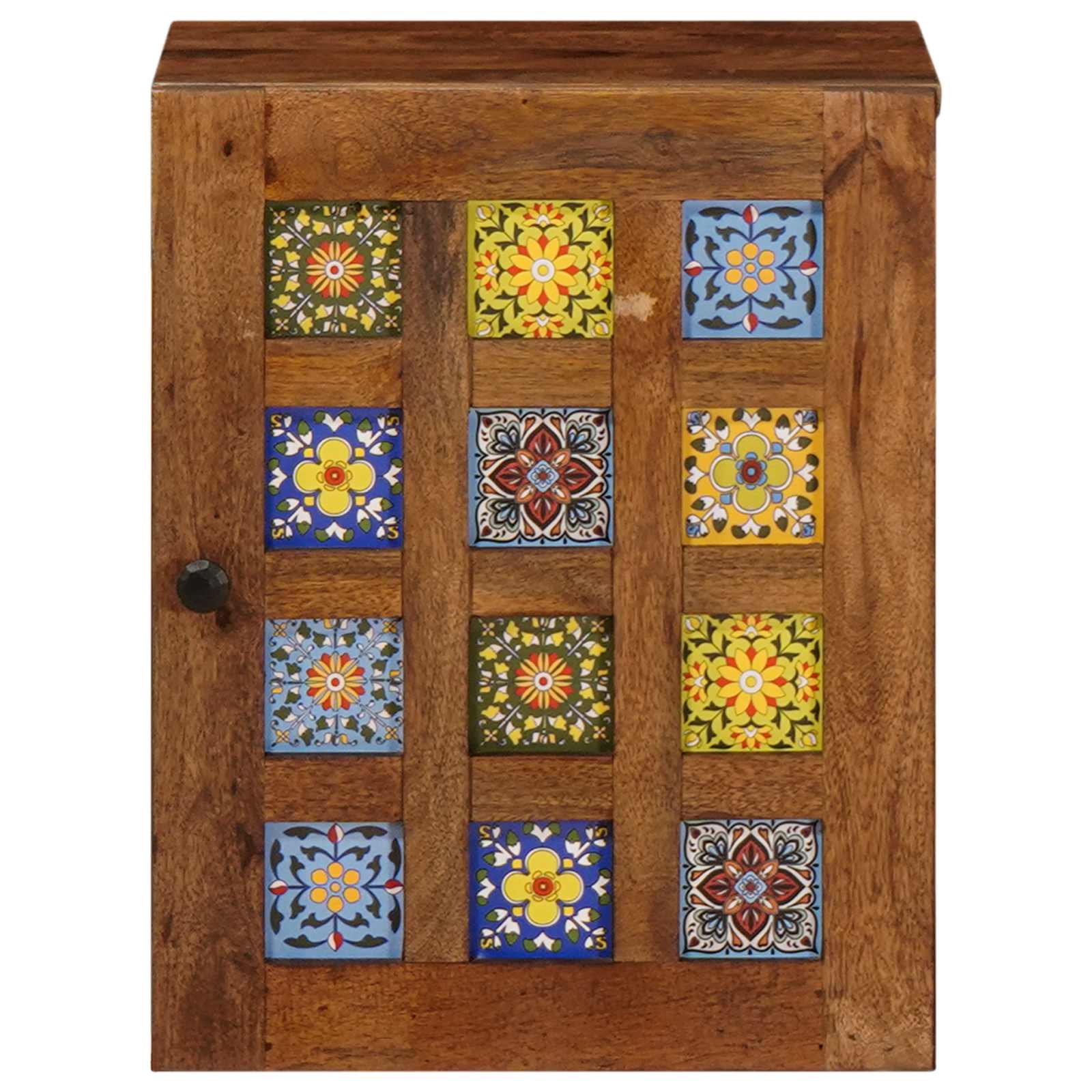 Kylpyhuoneen ripustettava kaappi pähkinäpuu 38 x 33,5 x 48 cm - Image 3