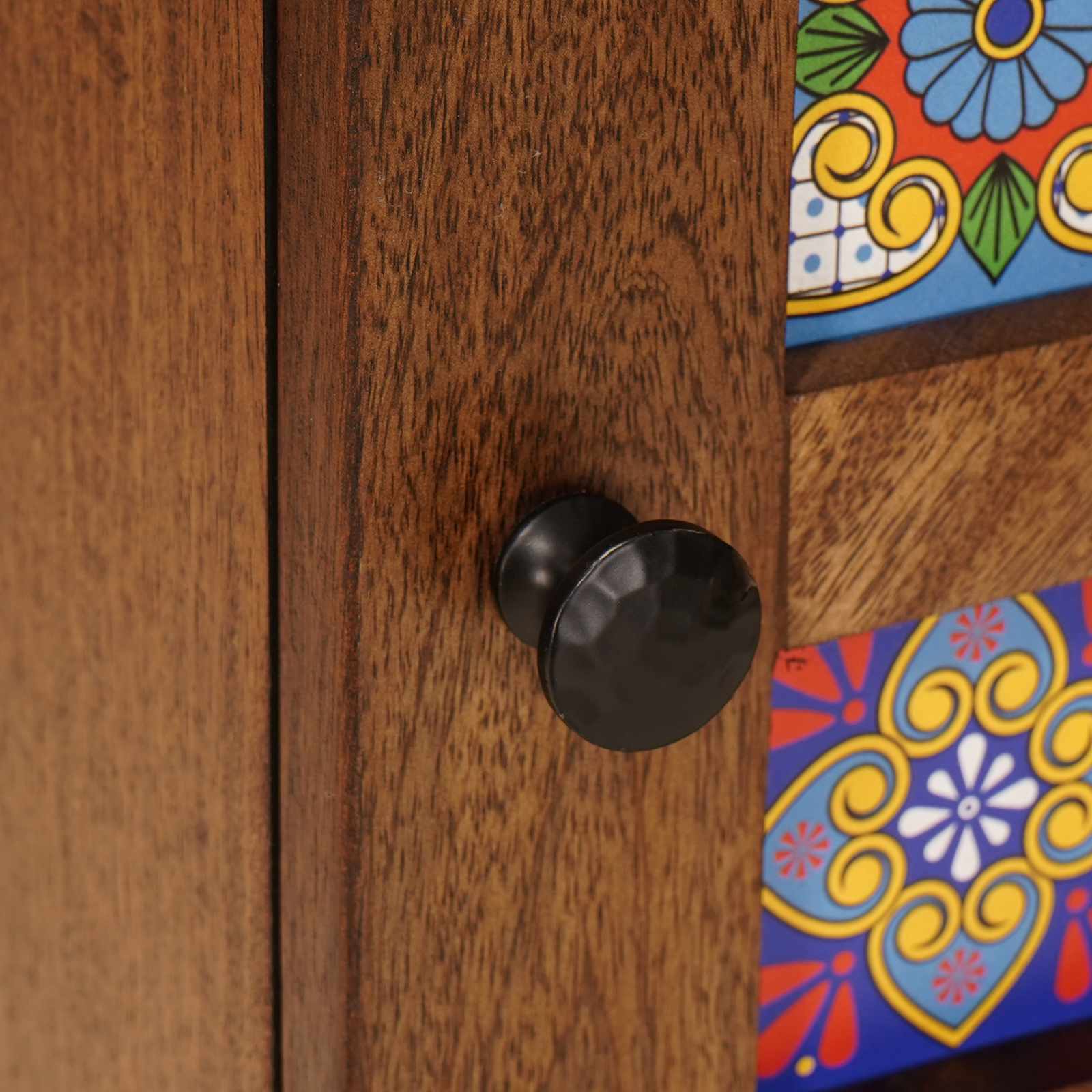 Kylpyhuonekaappi säilytystilassa pähkinäpuu 38 x 33,5 x 58 cm - Image 7