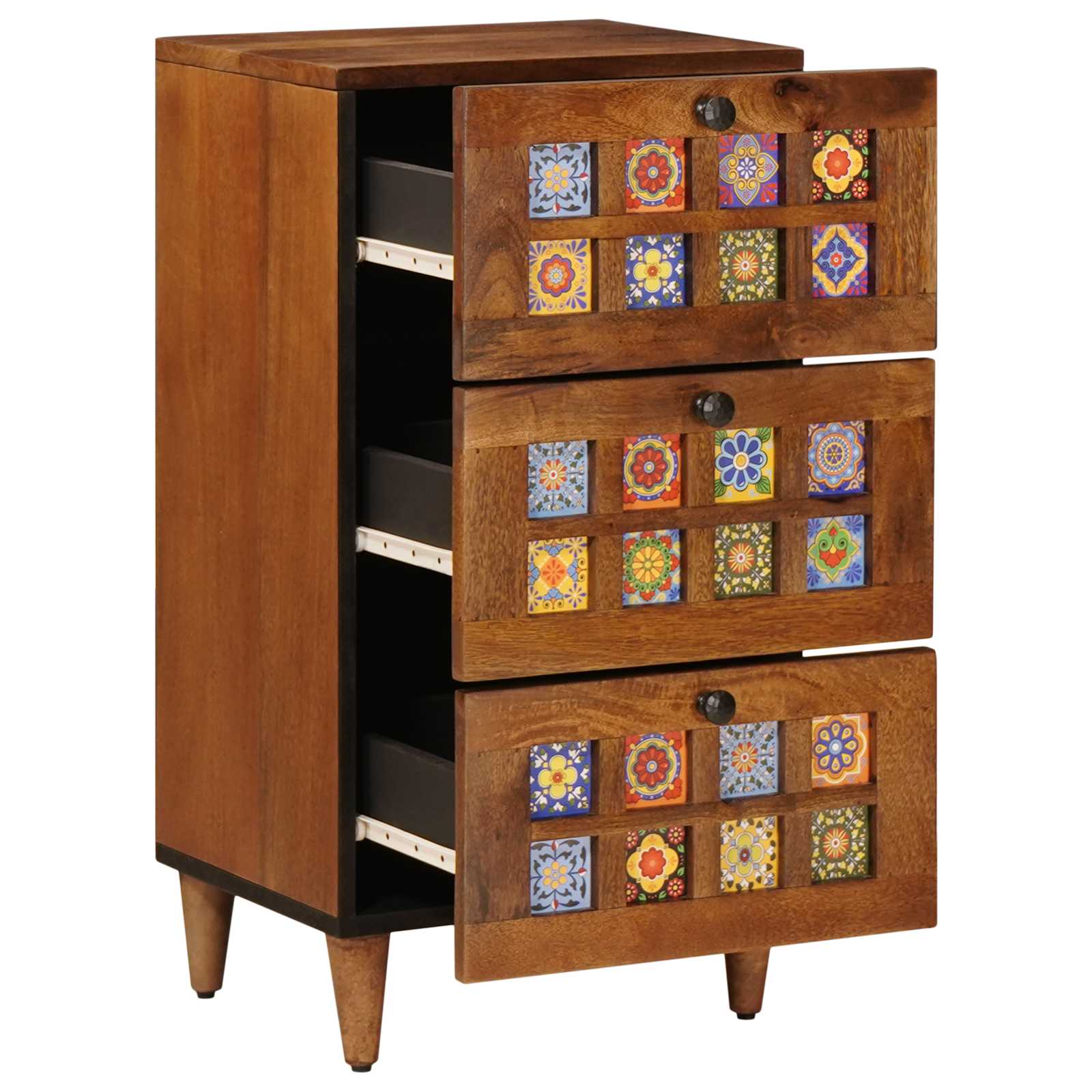 Dressoir Walnotenhout 40 x 33,5 x 75 cm Massief Mango Hout image 2