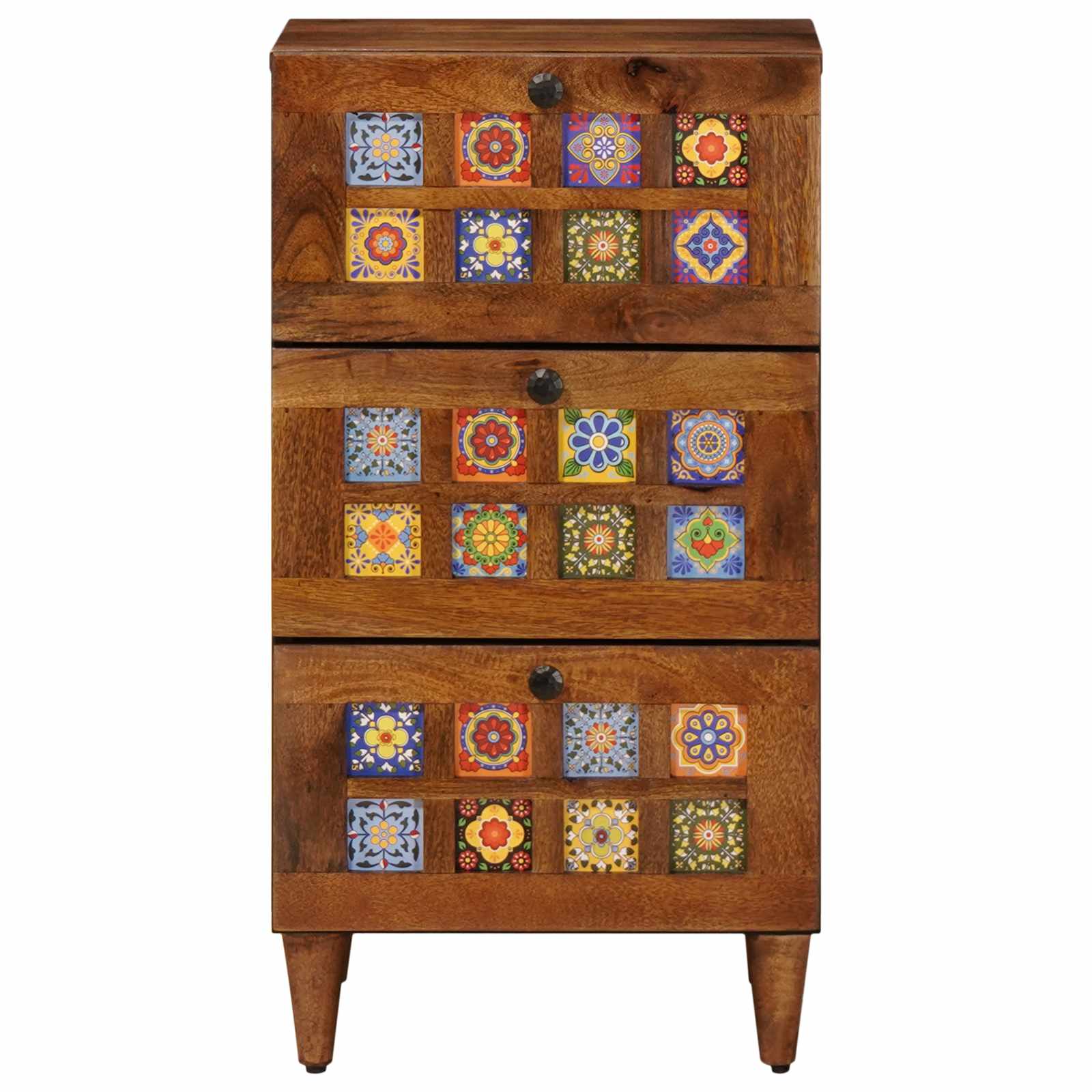 Dressoir Walnotenhout 40 x 33,5 x 75 cm Massief Mango Hout image 3