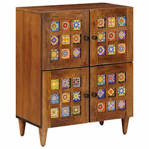 vidaXL K&otilde;ide ladustamisega P&auml;hklipuit 60 x 33 x 75 cm Tugev mango puu