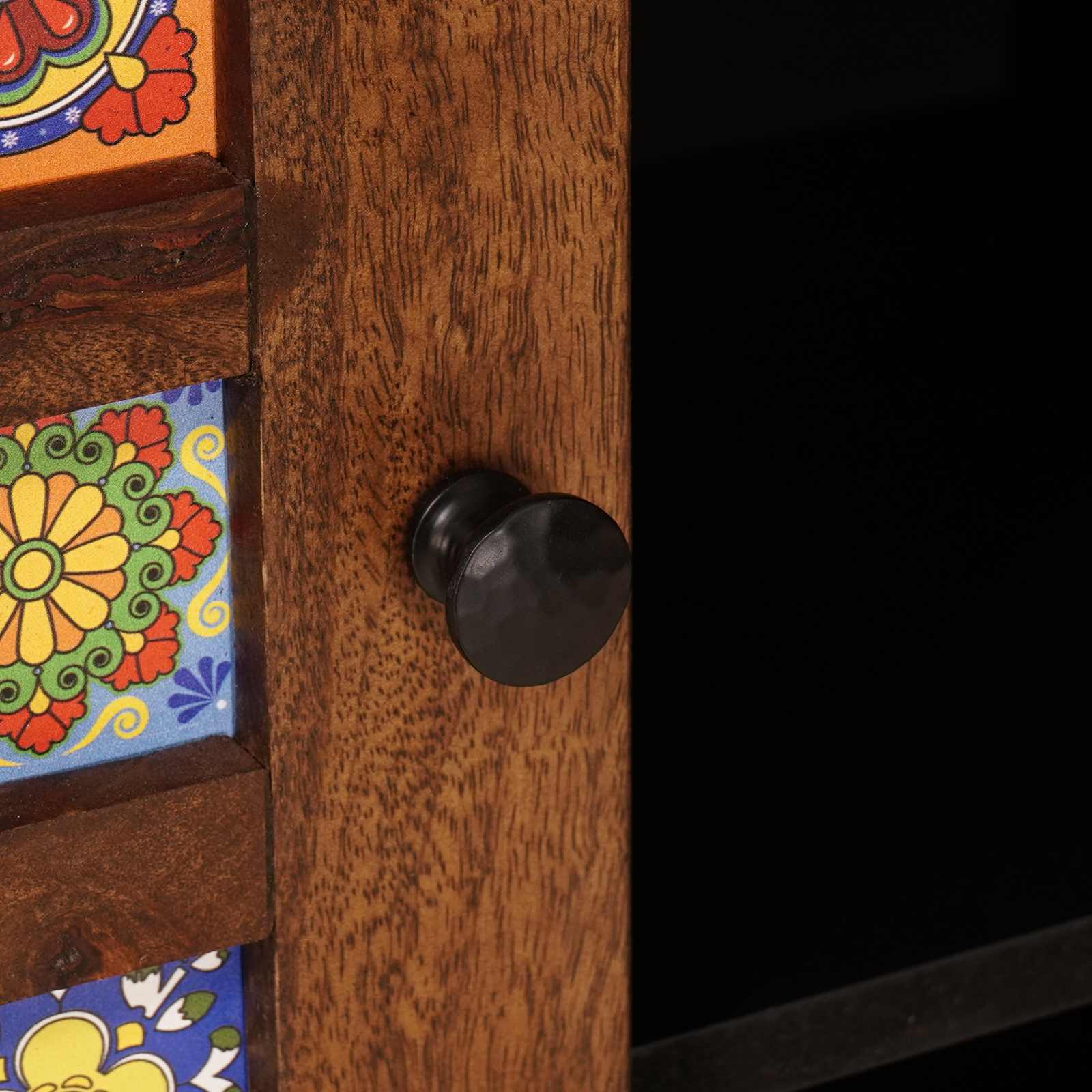 Dressoir Walnotenhout 90 x 33,5 x 75 cm Massief Mango Hout image 7