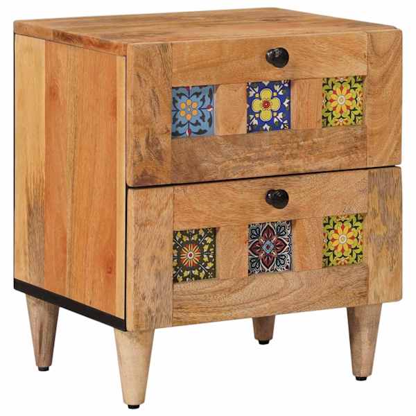 vidaXL &Ouml;&ouml;lambi kapp Neutraalne 40 x 33 x 46 cm Tugev mango puu