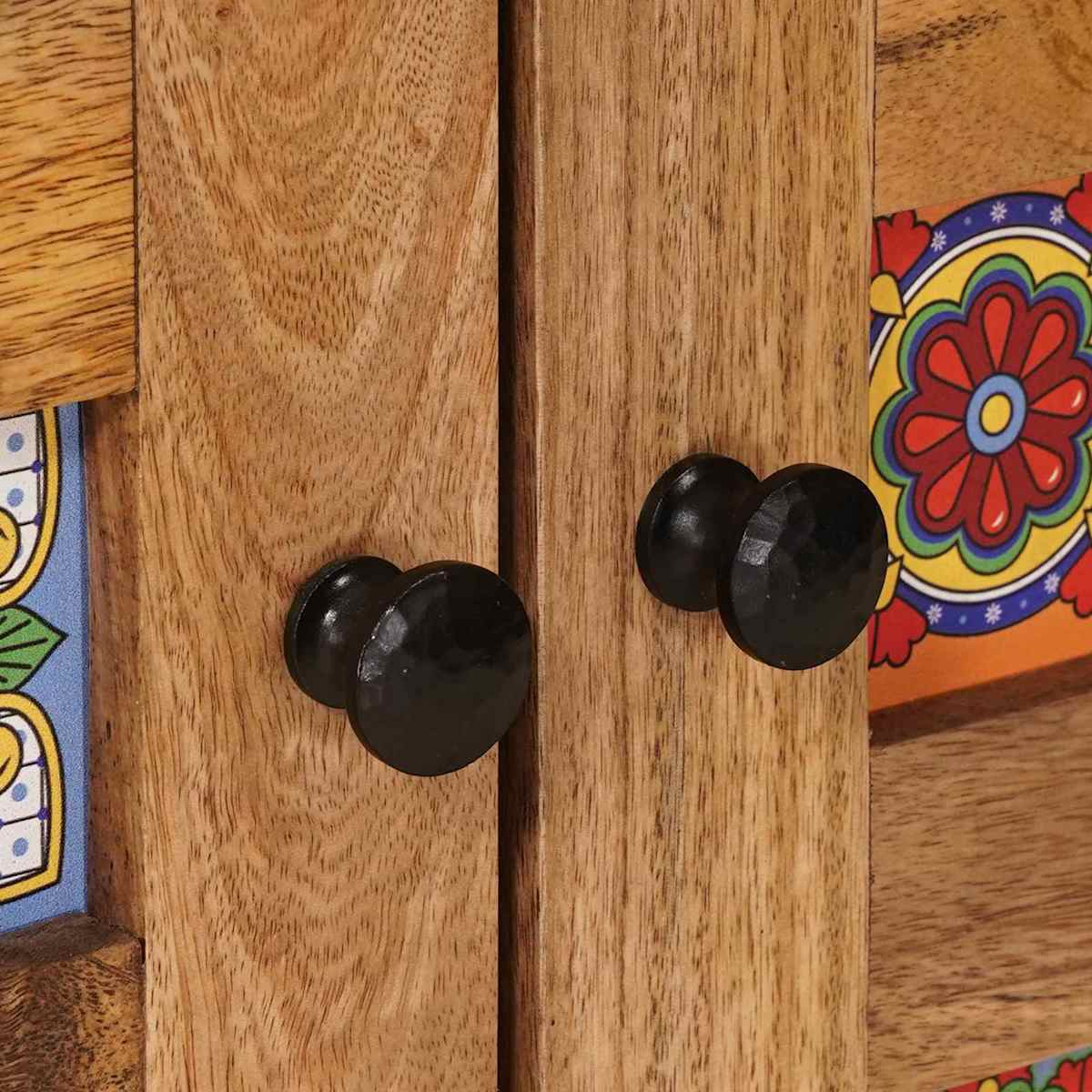 Sideboard 60 x 33 x 75 cm Massivt mangotræ - Billede 7