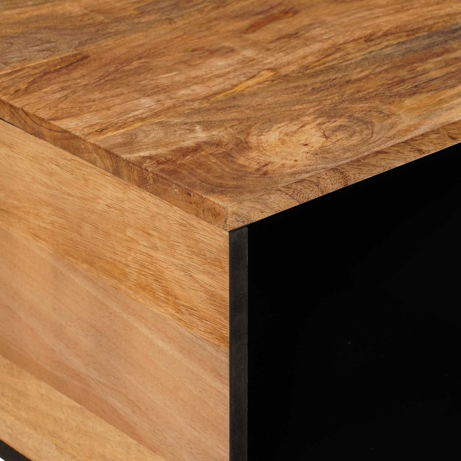 Salontafel Naturel 80 x 50 x 40 cm Massief Mango Hout image 6