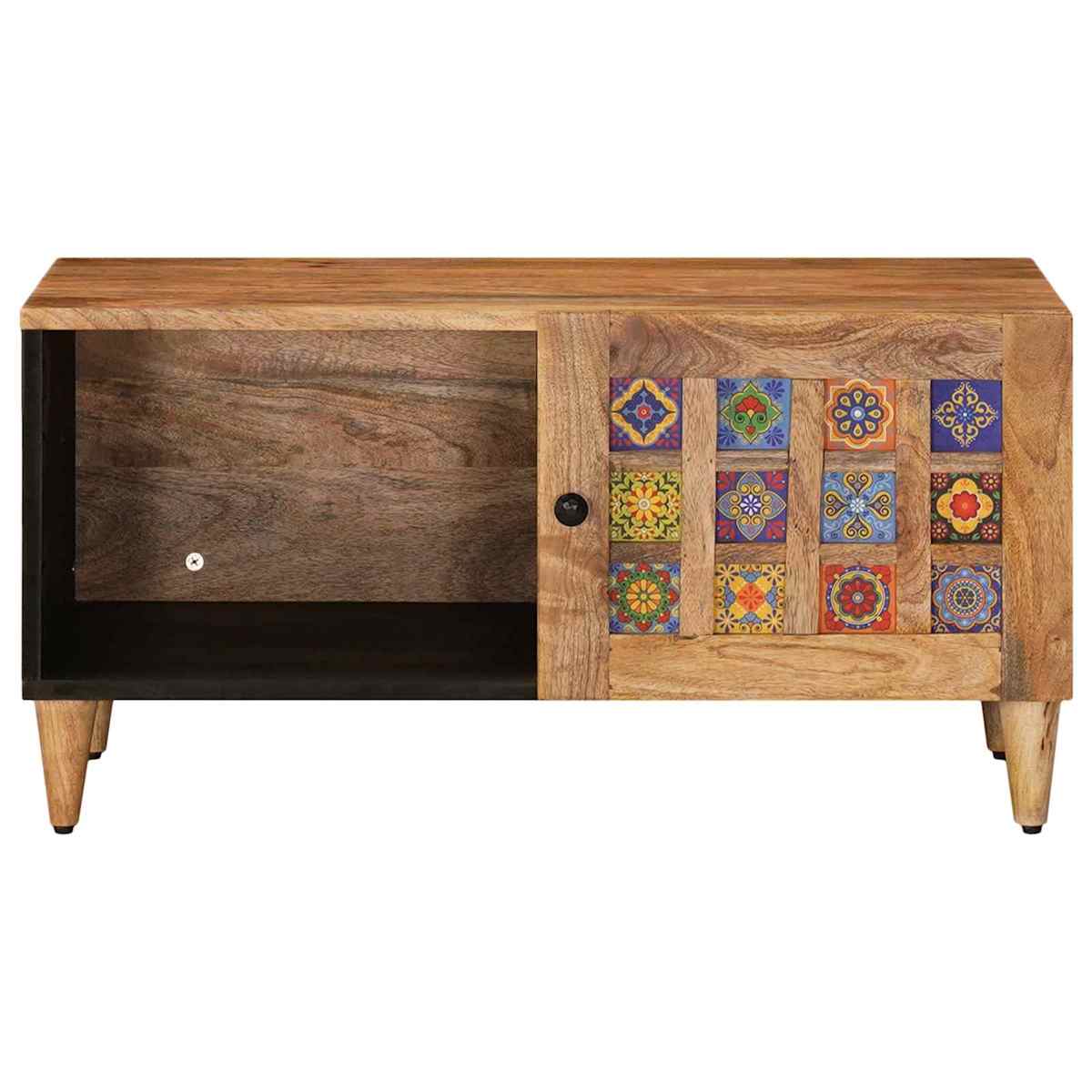 Sofabord 80 x 50 x 40 cm Massivt mangotræ - Billede 3