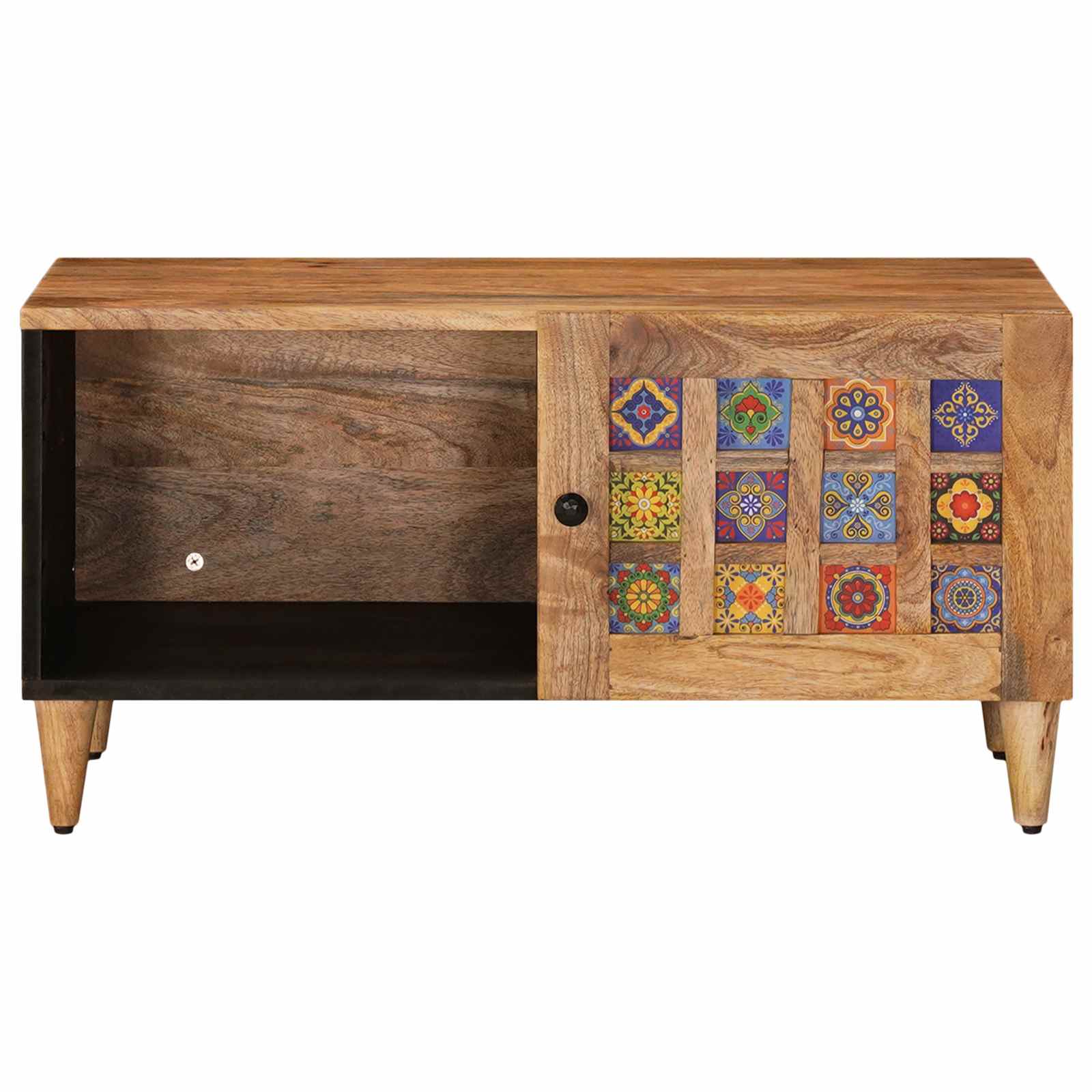 Salontafel Naturel 80 x 50 x 40 cm Massief Mango Hout image 3