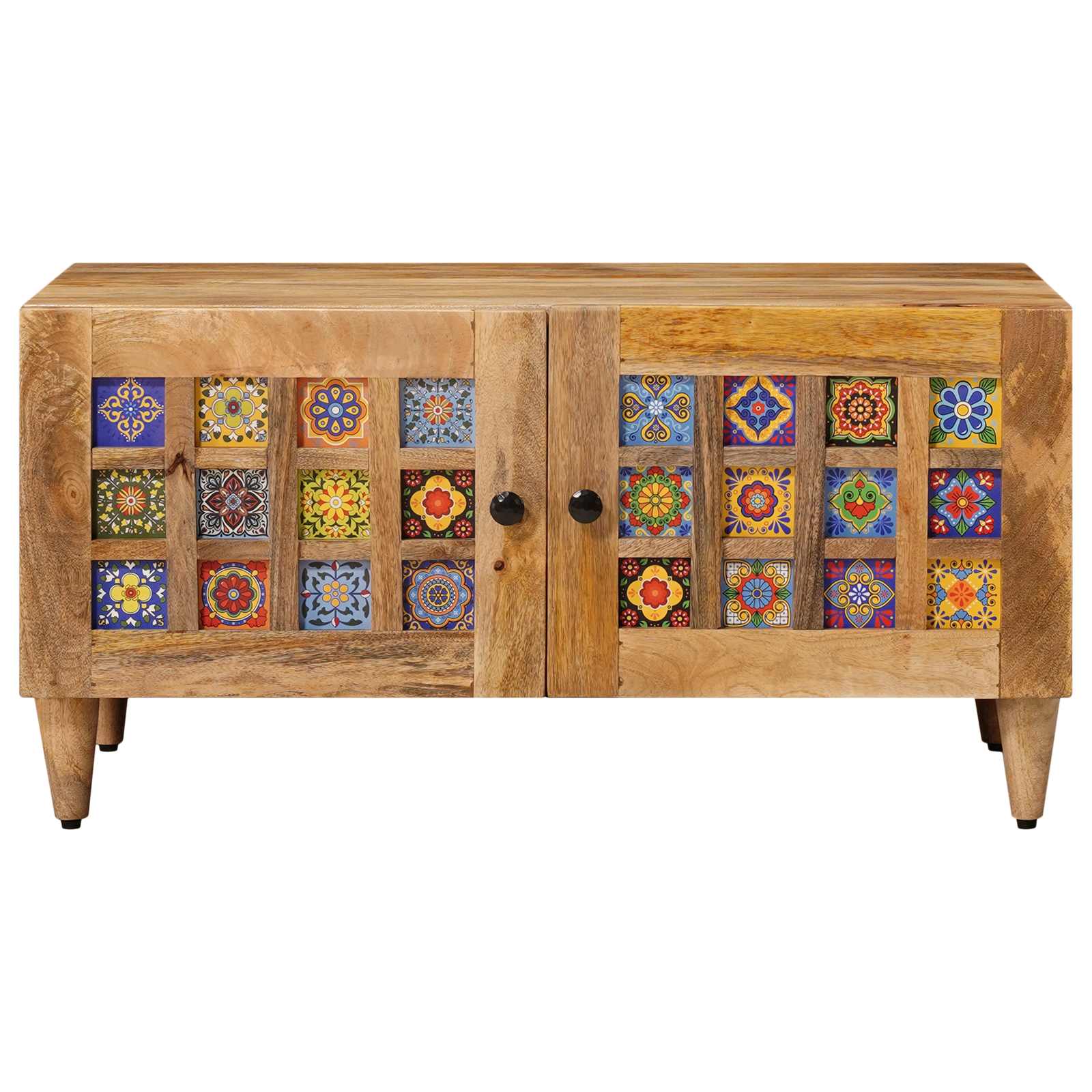 Salontafel Naturel 80 x 50 x 40 cm Massief Mango Hout image 3