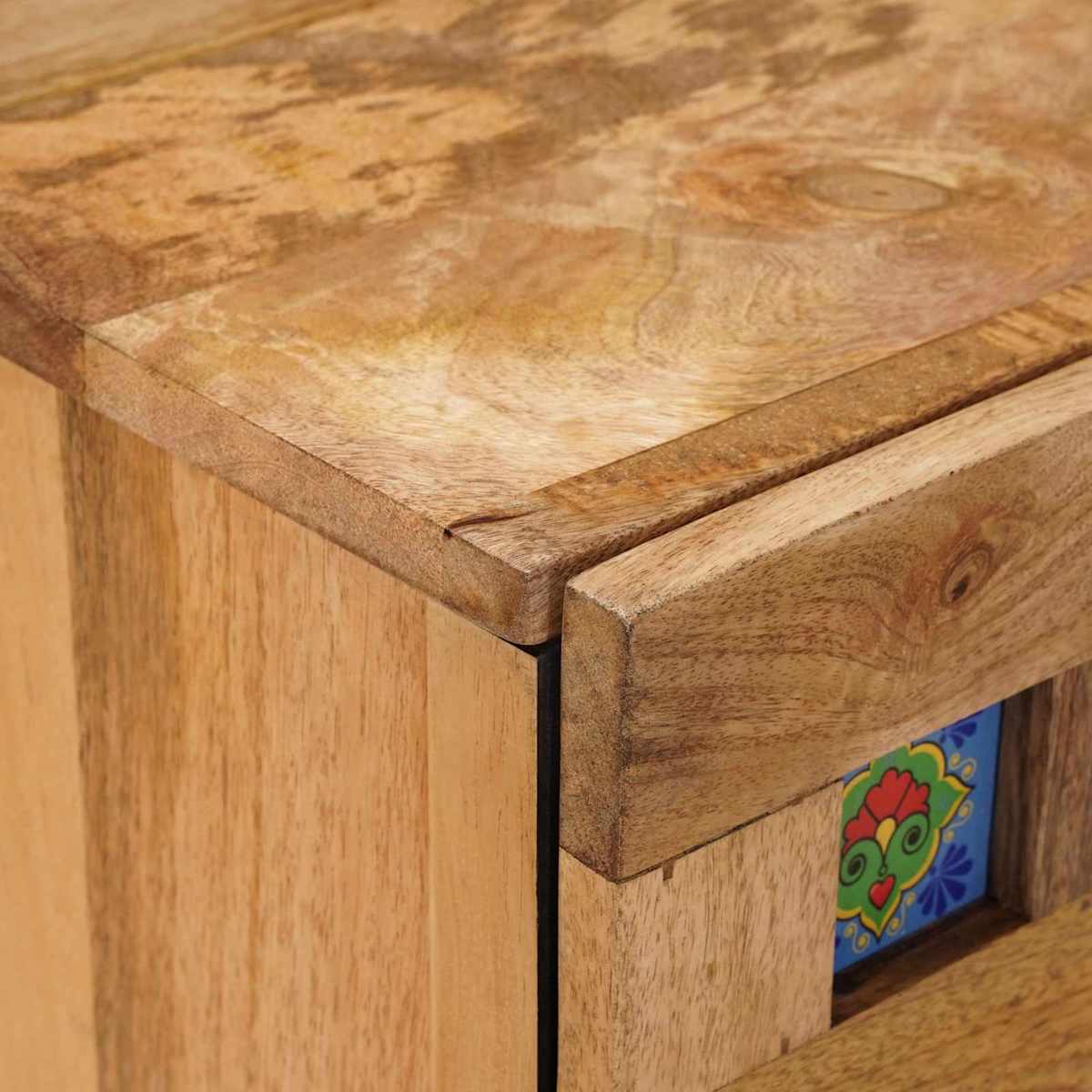 Natskab 50 x 33 x 60 cm Massivt mangotræ - Billede 6