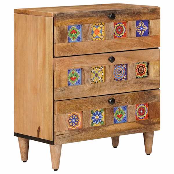 vidaXL &Ouml;&ouml;lambi kapp Neutraalne 50 x 33 x 62 cm Tugev mango puu