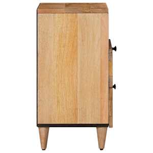 Noční skříňka Přírodní 50 x 33 x 60 cm Masivní mangové dřevo - obrázek 4