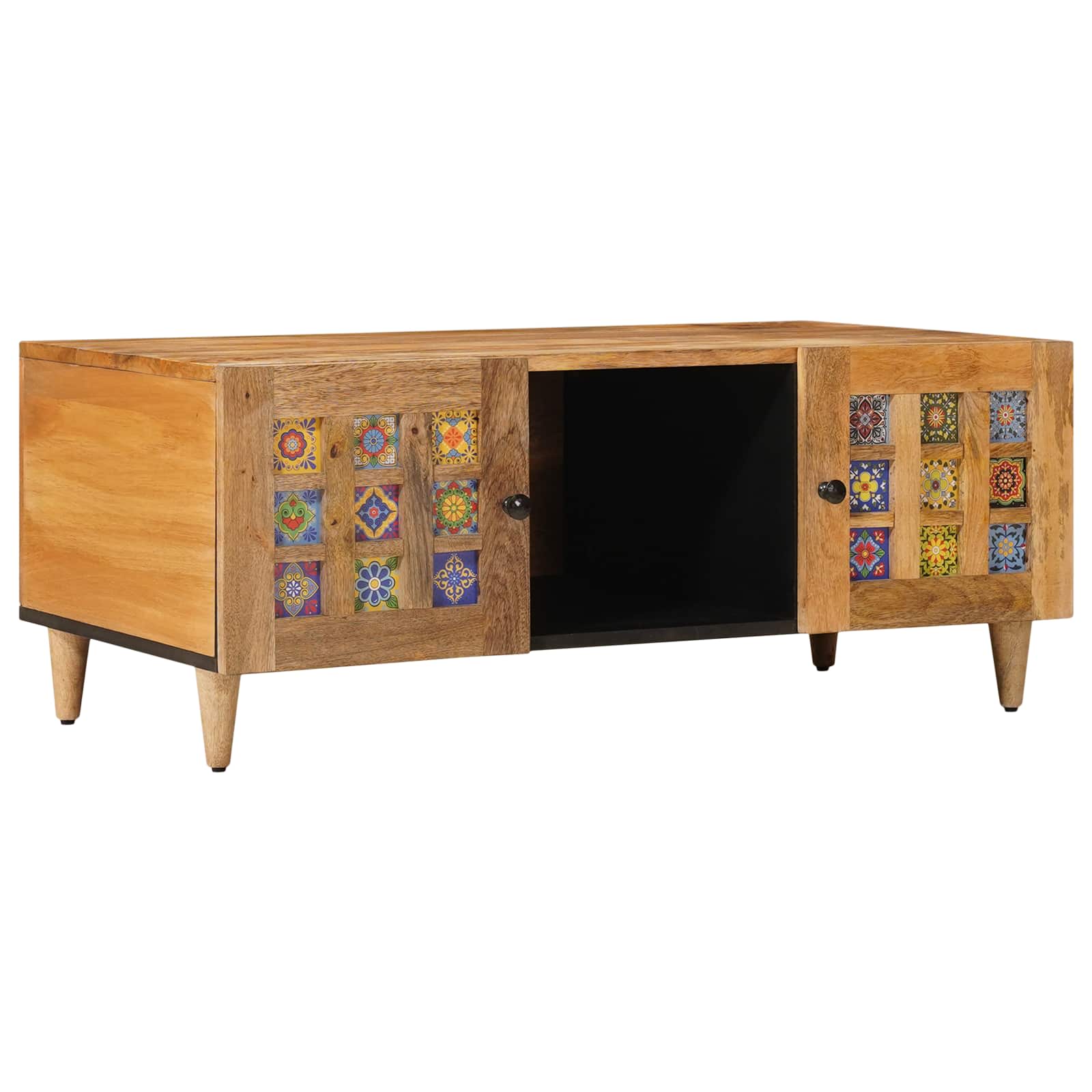 Salontafel Naturel 100 x 54 x 40 cm Massief Mango Hout image 1