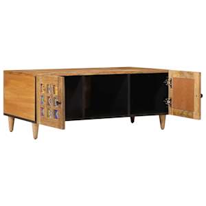 Konferenční stolek Přírodní 100 x 54 x 40 cm - obrázek 2