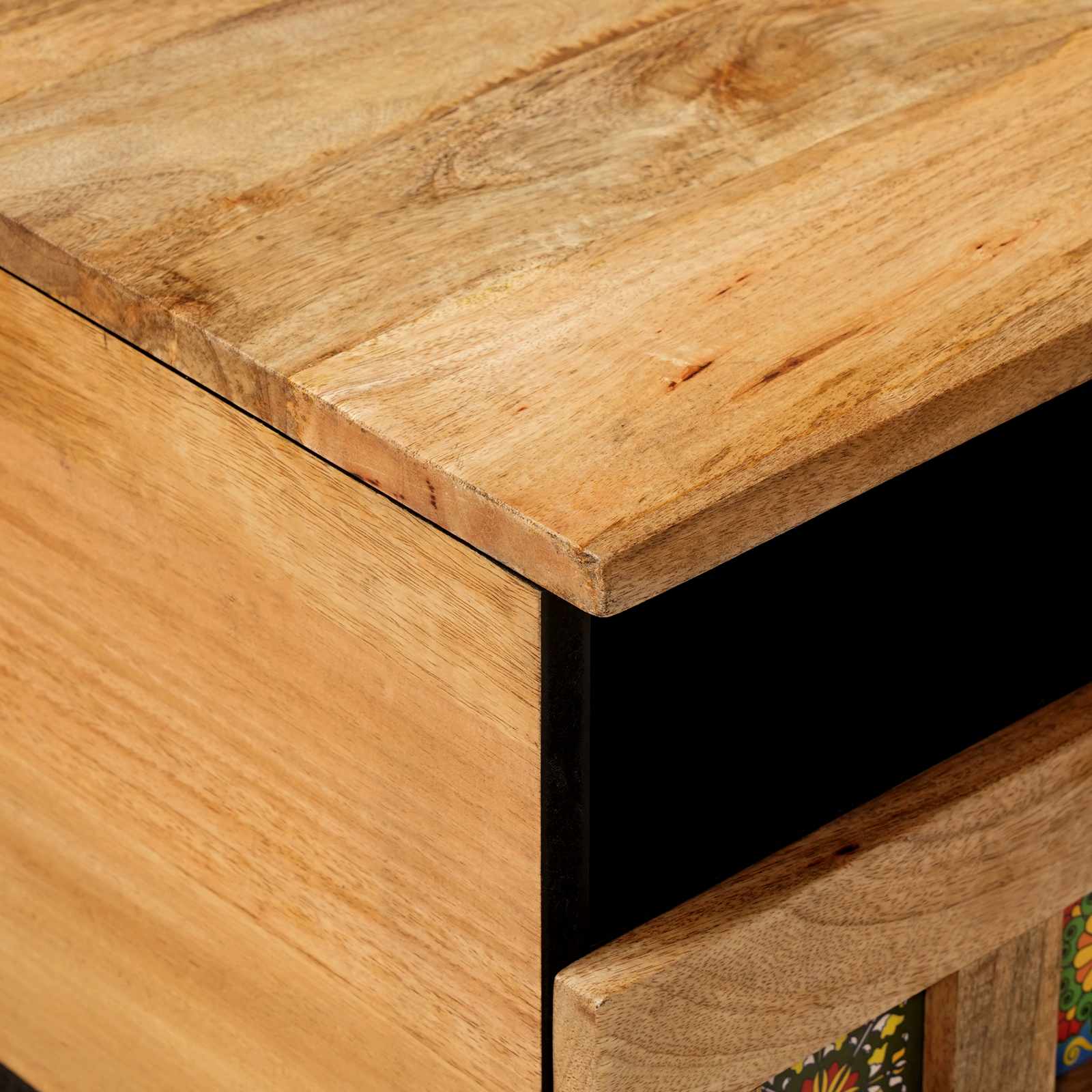 Salontafel met lade Naturel 80 x 54 x 40 cm Massief Mango Hout image 6