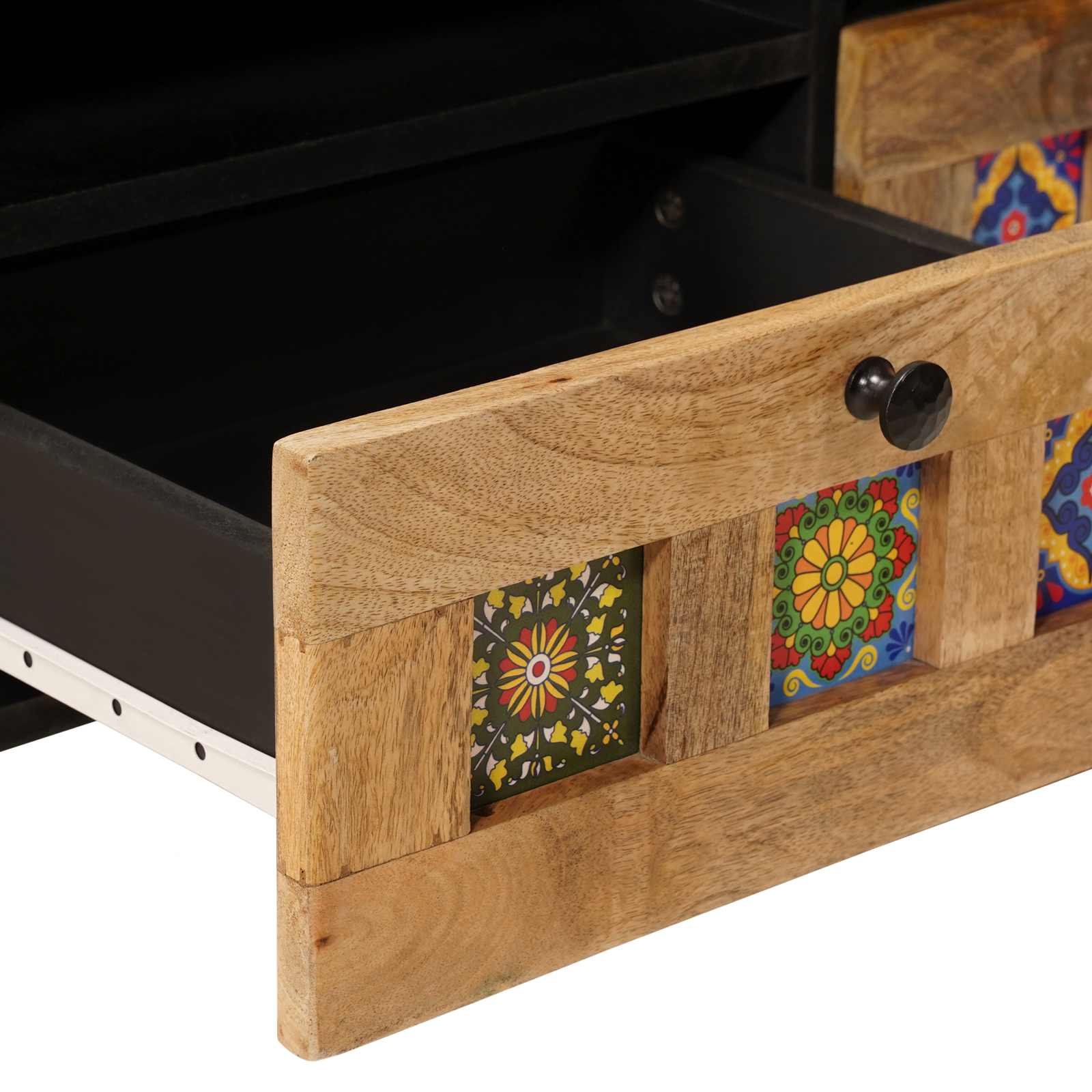 Salontafel met lade Naturel 80 x 54 x 40 cm Massief Mango Hout image 7