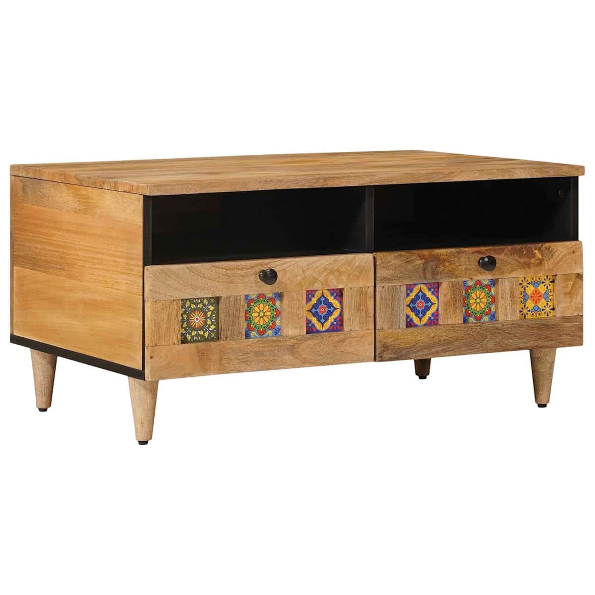 Sofabord 80 x 54 x 40 cm Massivt mangotræ