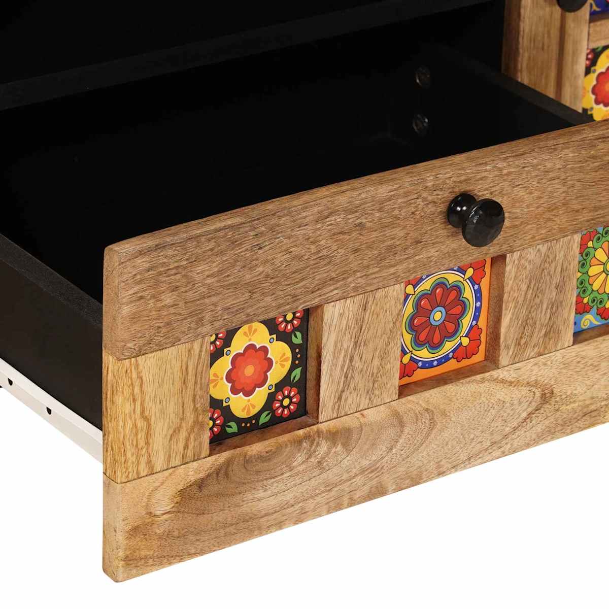 TV-skab med dør 105 x 33,5 x 46 cm Massivt mangotræ - Billede 7