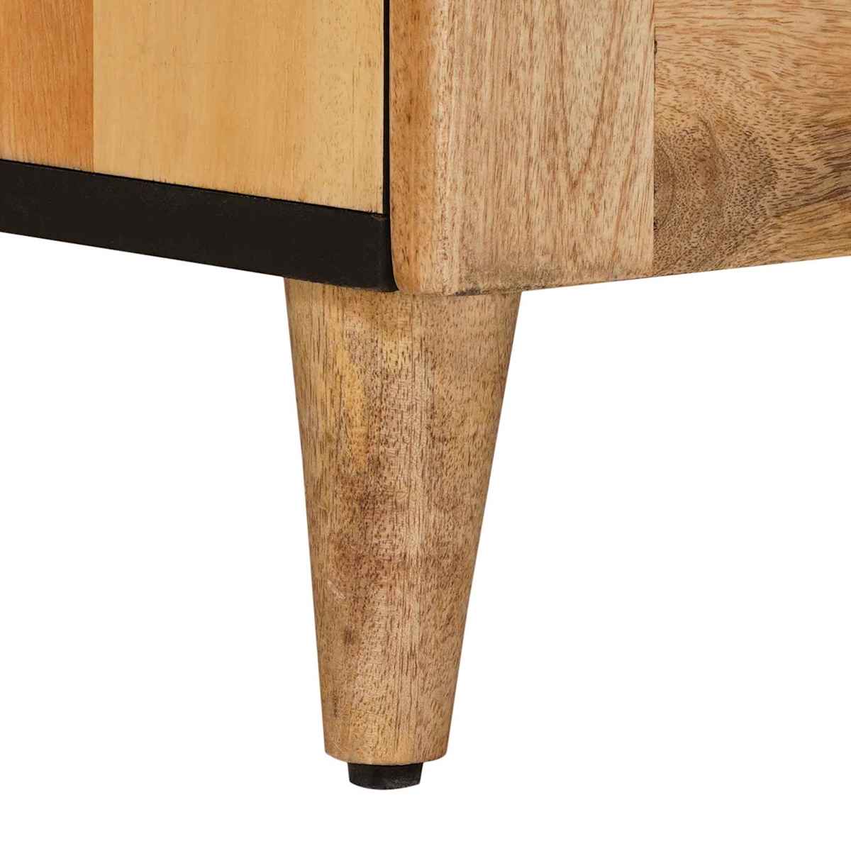 TV-skab med dør 105 x 33,5 x 46 cm Massivt mangotræ - Billede 8