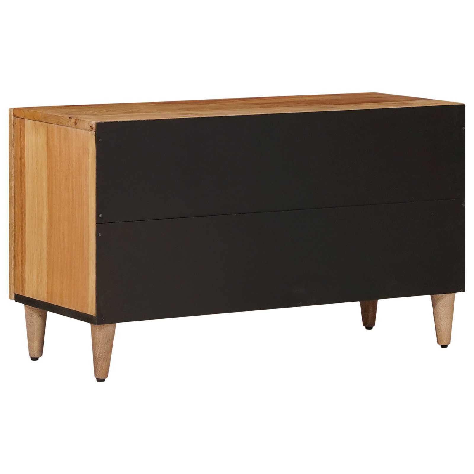 TV-kaappi Luonnollinen 80 x 31,5 x 46 cm Kiinteä mango puu - Image 5