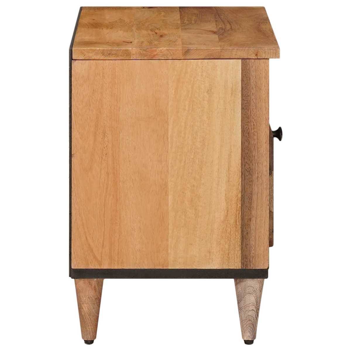 TV-skab med skuffe 80 x 33 x 46 cm Massivt mangotræ - Billede 4