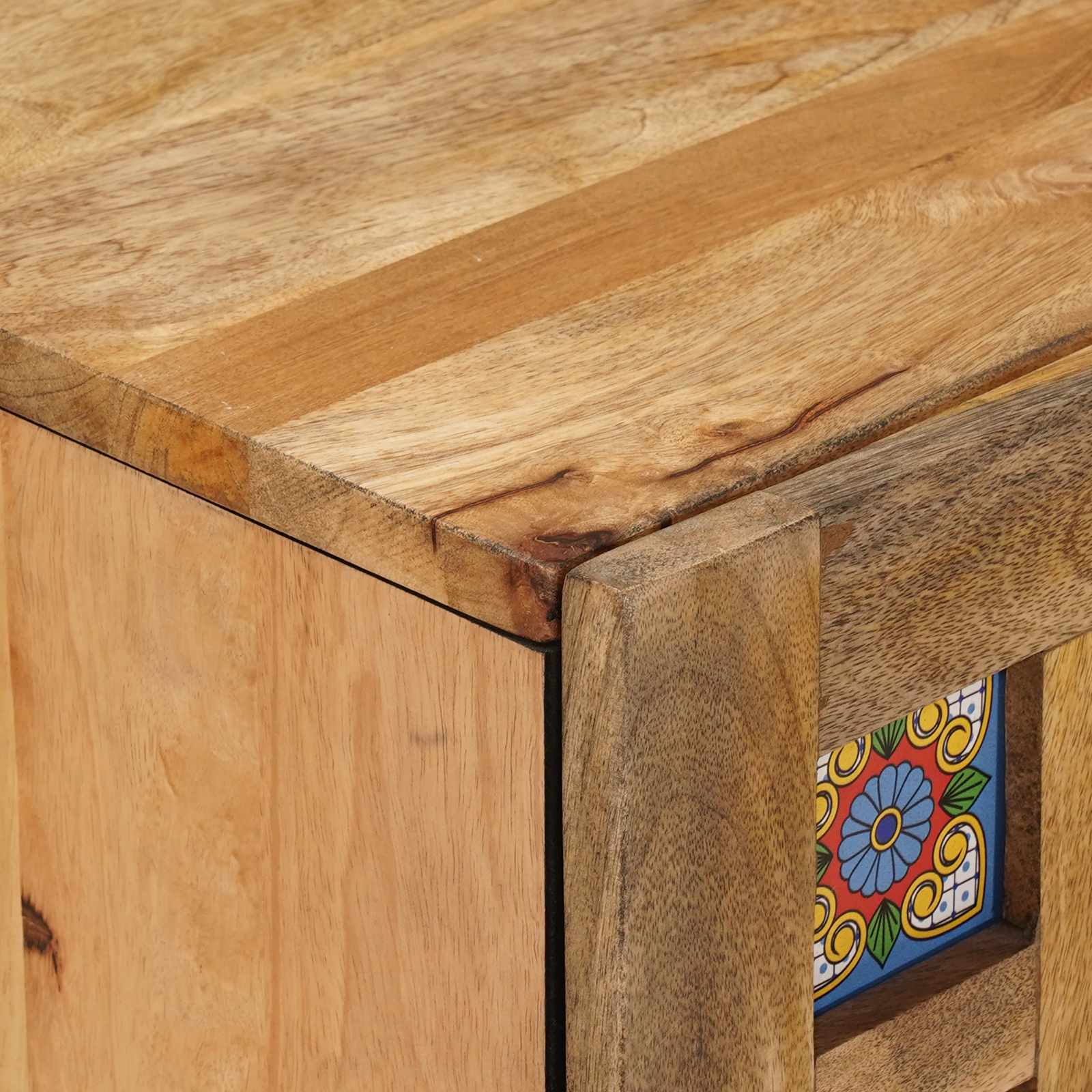 Kylpyhuoneen ripustettava kaappi Luonnollinen 38 x 33,5 x 48 cm - Image 5