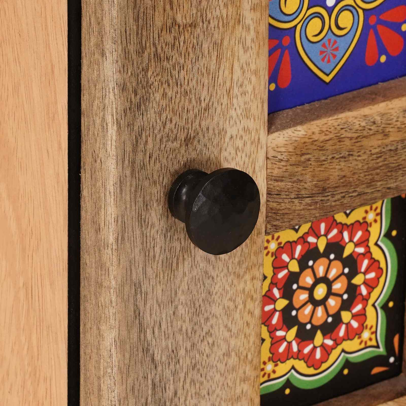 Kylpyhuoneen ripustettava kaappi Luonnollinen 38 x 33,5 x 48 cm - Image 6