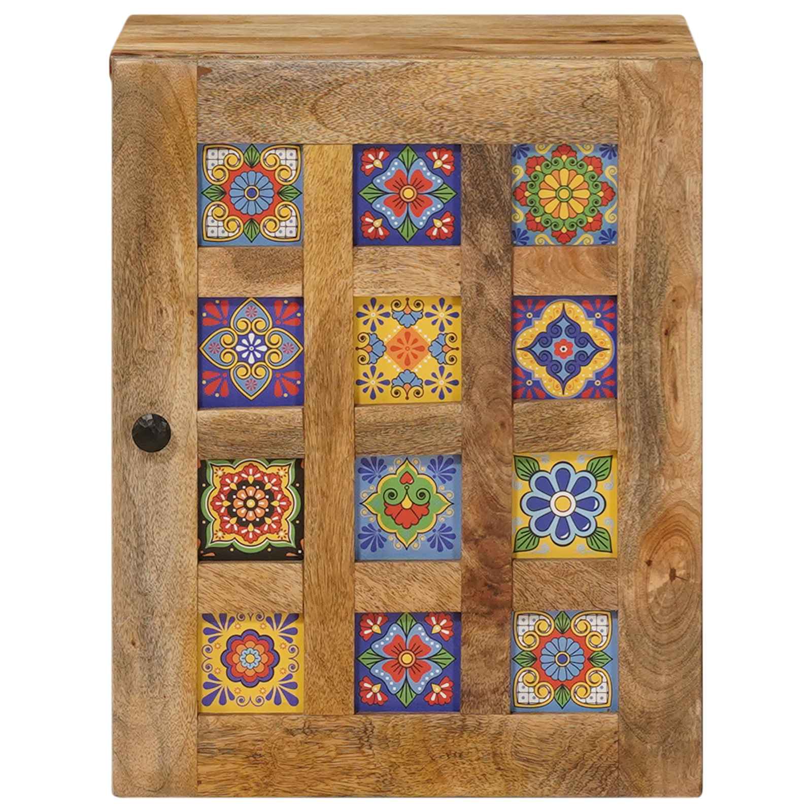 Kylpyhuoneen ripustettava kaappi Luonnollinen 38 x 33,5 x 48 cm - Image 3