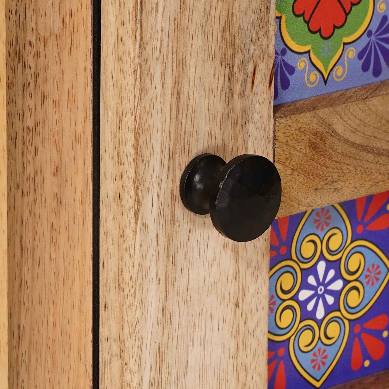 Kylpyhuonekaappi säilytystilassa Luonnollinen 38 x 33,5 x 58 cm - Image 7