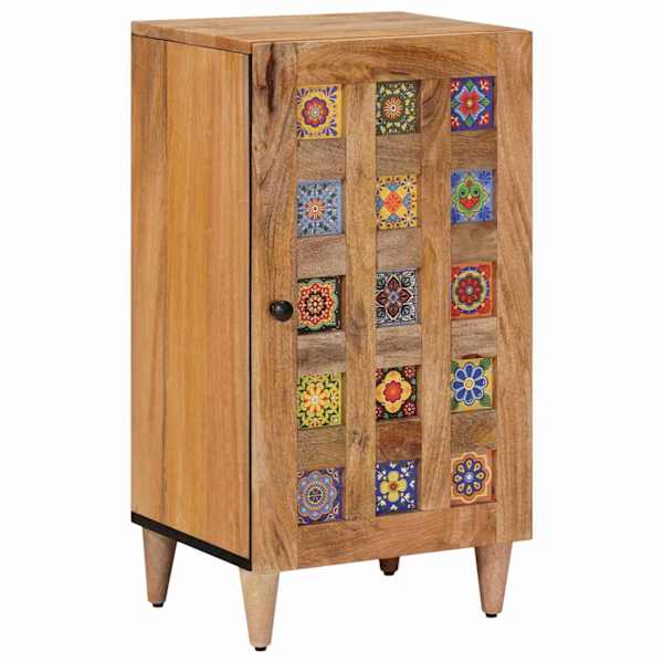 vidaXL K&otilde;ide ladustamisega Neutraalne 40 x 33 x 75 cm Tugev mango puu
