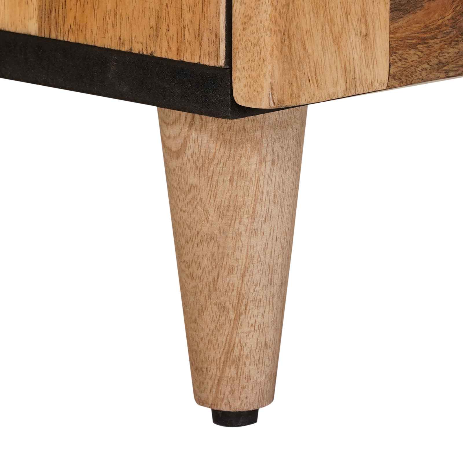 Sivupöytä Luonnollinen 60 x 33,5 x 75 cm Kiinteä mango puu - Image 8