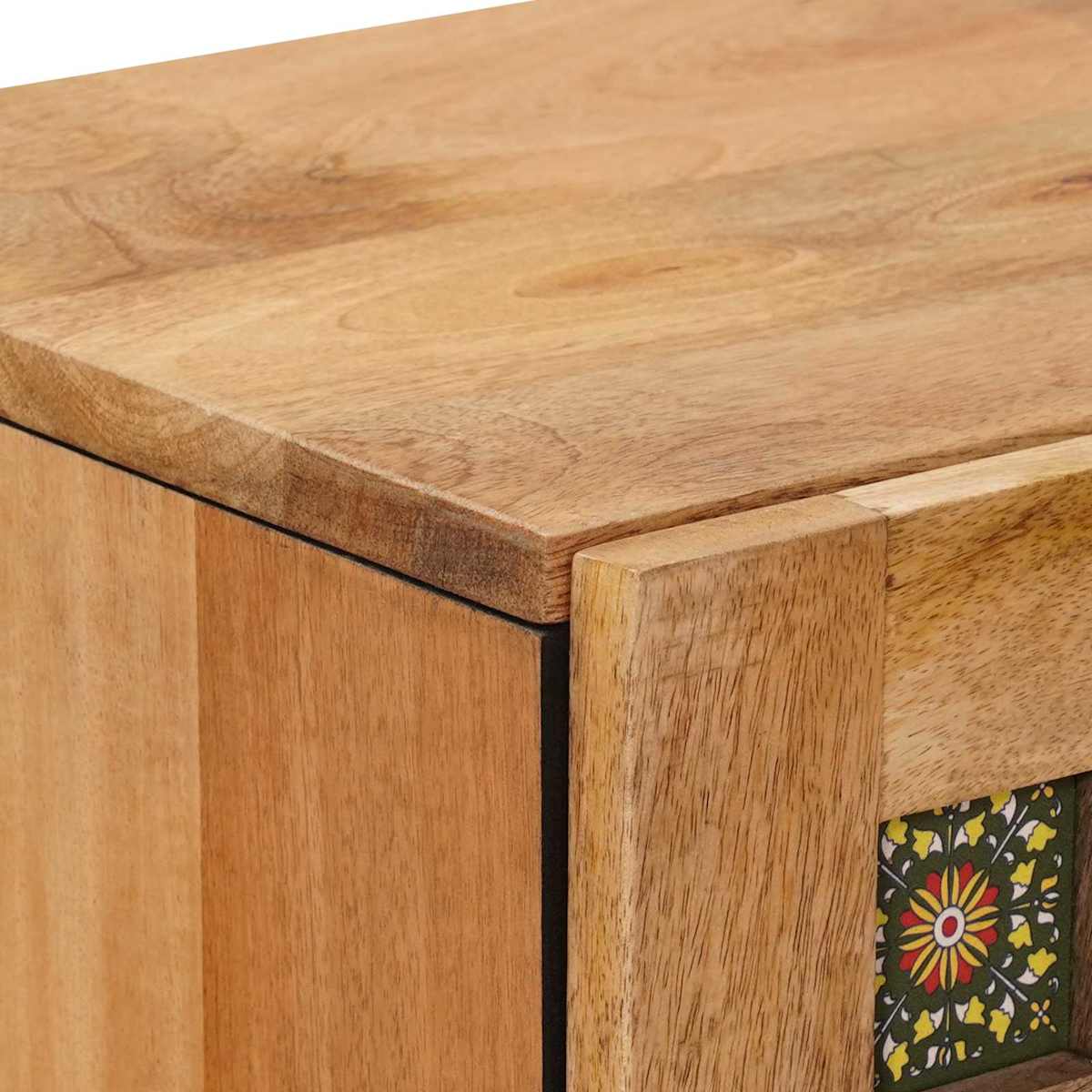 Highboard 40 x 33 x 110 cm Massivt mangotræ - Billede 6