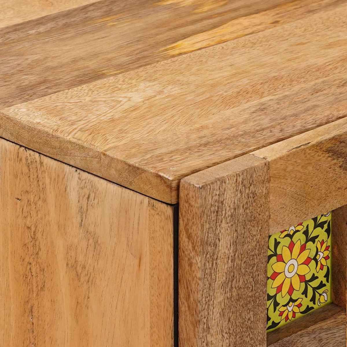 Highboard 60 x 33,5 x 100 cm Massivt mangotræ - Billede 6