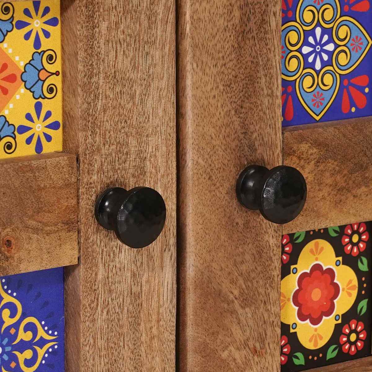 Highboard 60 x 33,5 x 100 cm Massivt mangotræ - Billede 8