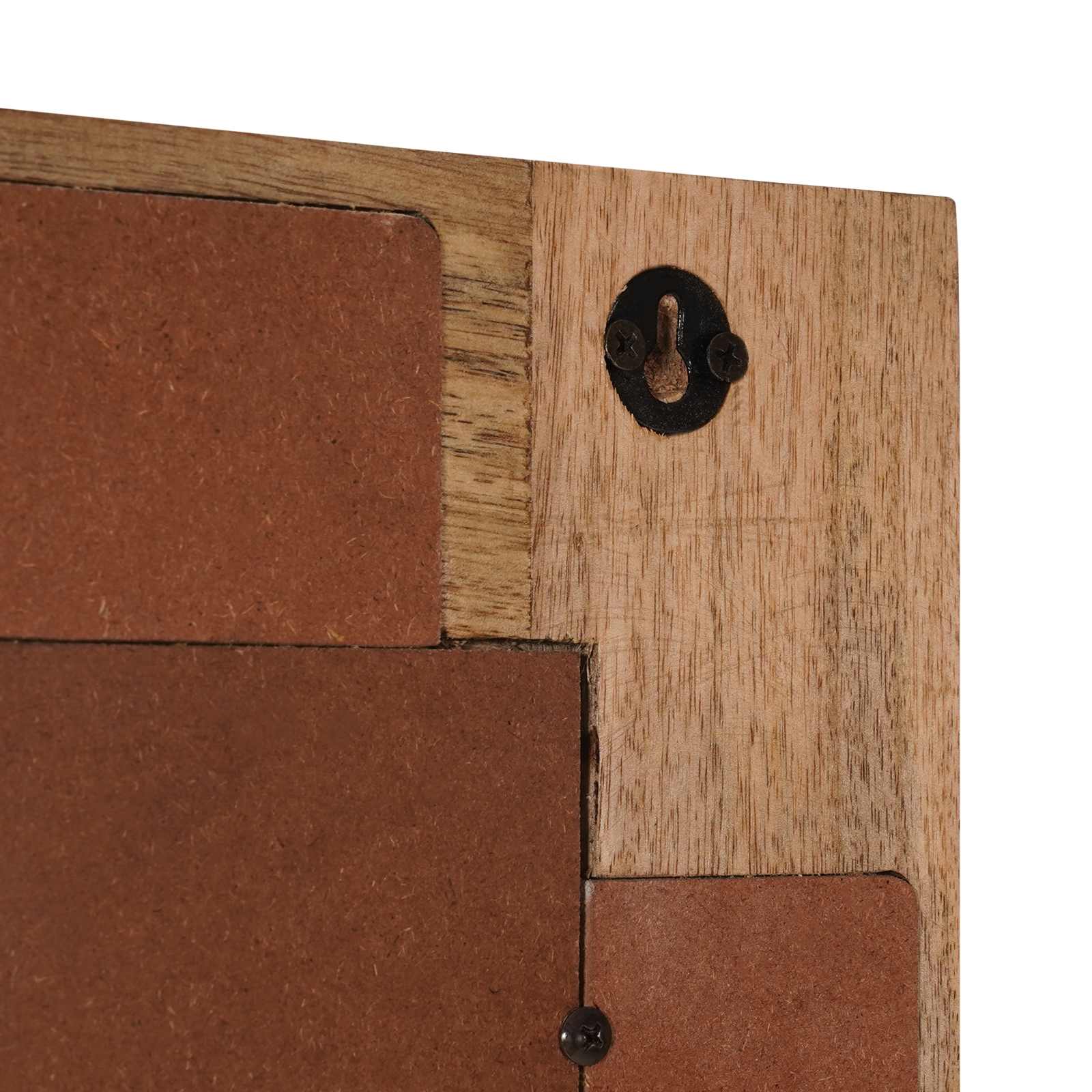 Badkamer Spiegel Naturel 50 x 70 x 3 cm Massief Mango Hout image 6