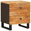 vidaXL &Ouml;&ouml;lambi kapp Pruun 40 x 33 x 46 cm Tugev mango puu